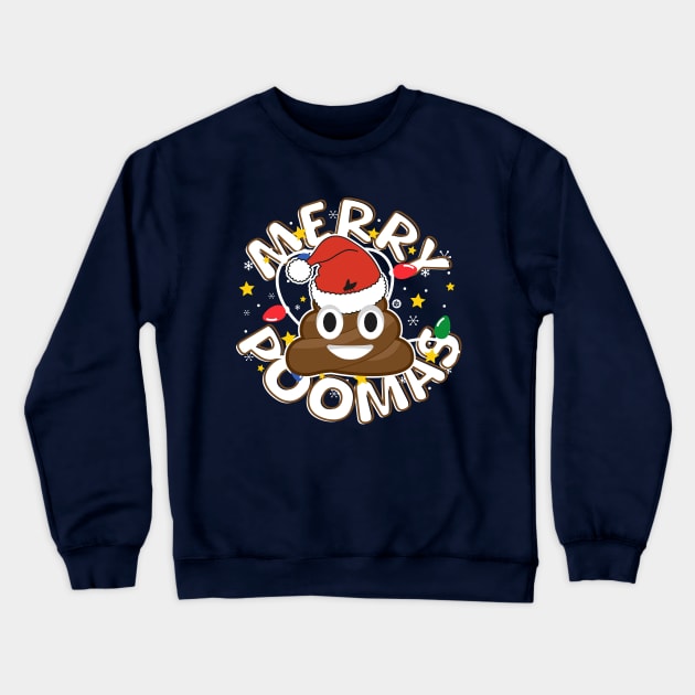 Merry Poo-Mas Crewneck Sweatshirt by Yurko_shop